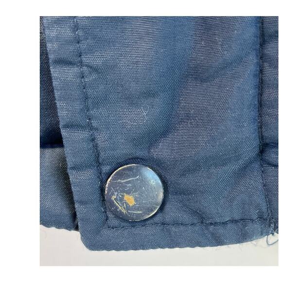 Reebox Vintage Cowboys Boys Kids M 10-12 Blue Nylon Coat - Picture 9 of 14